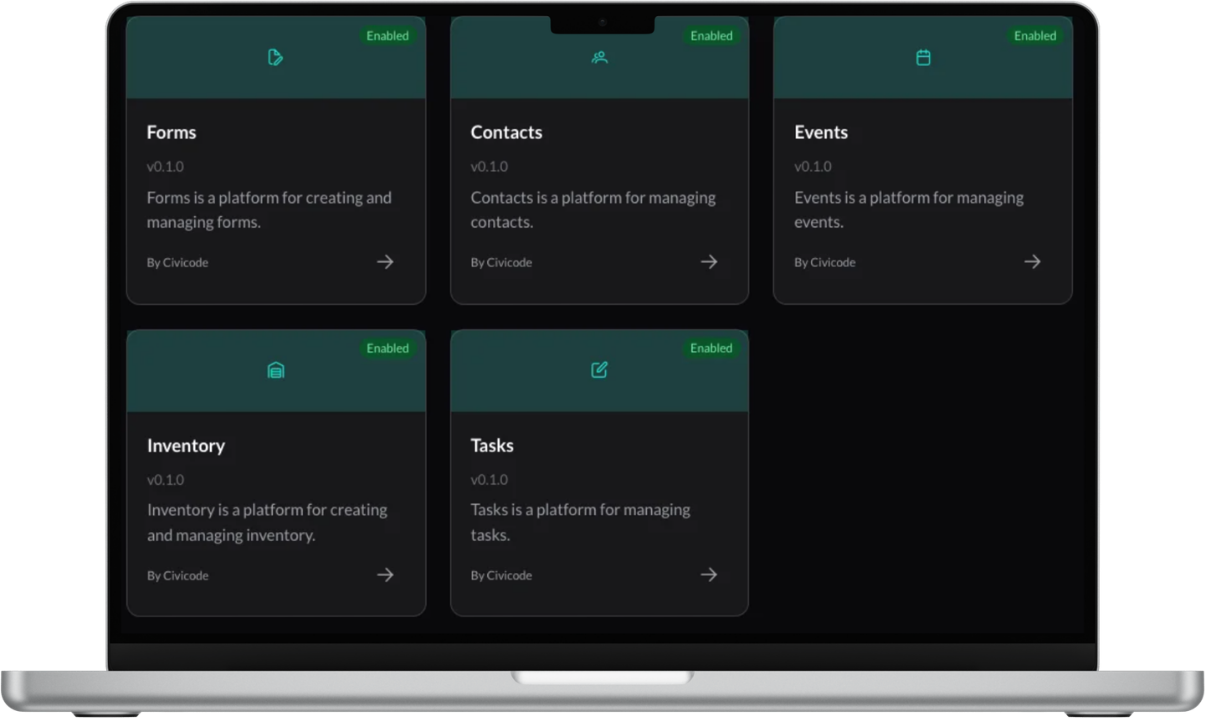 CiviCode Platform Preview